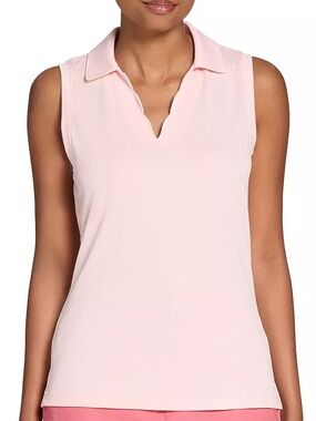 Walter Hagen Clubhouse Scallop Sleeveless Pink